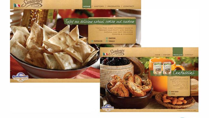 Sitio web de alimentos