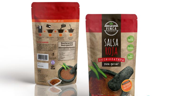 Empaque salsa roja Finca