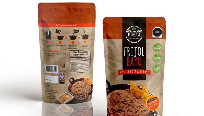 Empaque frijol bayo Finca